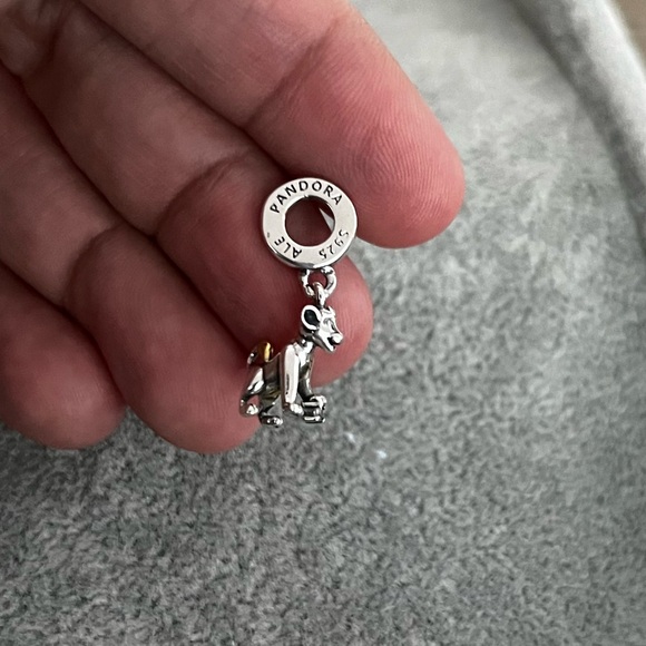 PANDORA Disney 100th Anniversary Simba Lab-grown Diamond Dangle Charm - Picture 4 of 5